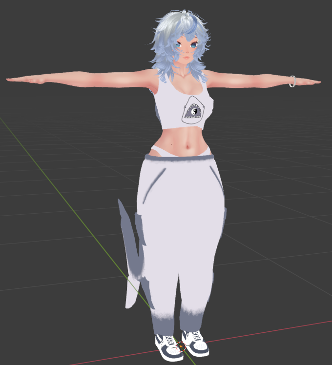 Lilinsanity1125's tweet photo. A WIP ive been working on! a cute SFW Shark girl! What do ya think!?!
#vrchat #VRC #VRCAvatar https://t.co/6dA2AKyasX