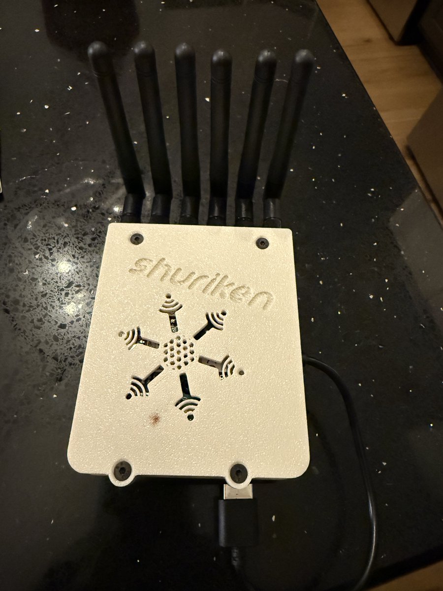 pejacoby's tweet photo. @DustinFinn @CoD_Segfault I’m lovin’ it!

#allTheWifi #shuriken #wardrive https://t.co/nsJsOHNeB0