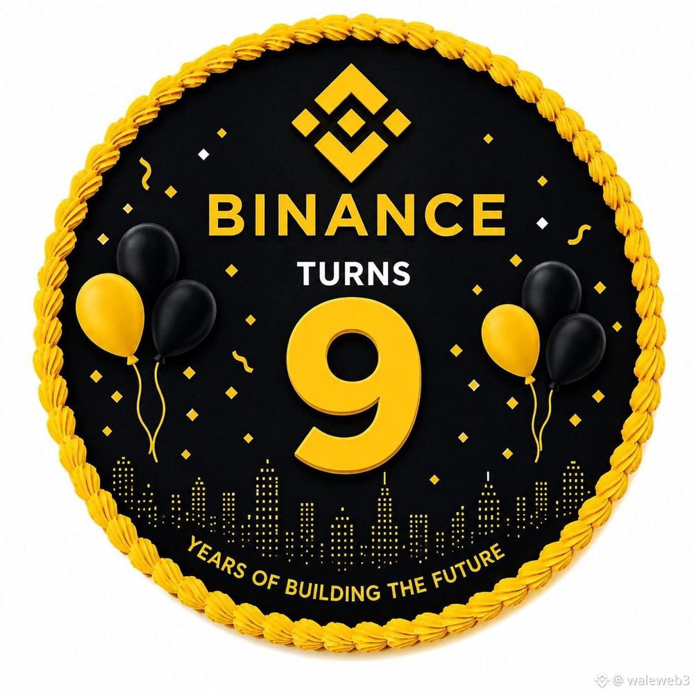 Mjan56's tweet photo. @binance #BinanceTurns9

🎉 Celebrating 9 incredible years of innovation with Binance!
Here's to the future of crypto. 🚀💛
#BinanceTurns9 #Binance #Crypto #BNB https://t.co/pb7lX1RRRs