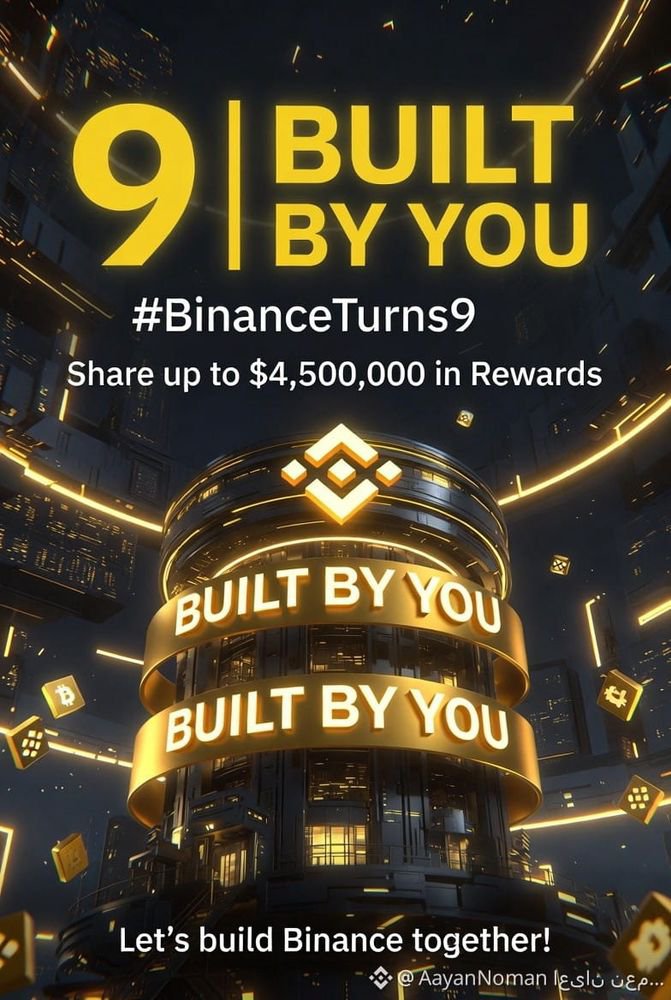 Mjan56's tweet photo. @binance #BinanceTurns9

🎉 Celebrating 9 incredible years of innovation with Binance!
Here's to the future of crypto. 🚀💛
#BinanceTurns9 #Binance #Crypto #BNB https://t.co/pb7lX1RRRs