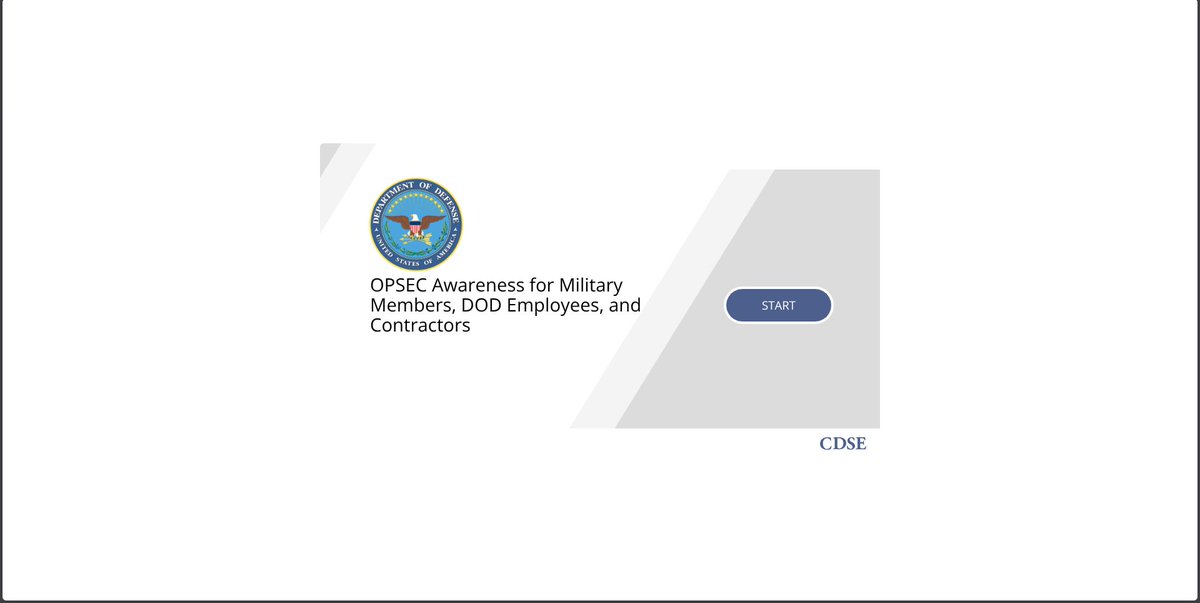 J4ck3LSyN's tweet photo. #OpSec isn't just for the military; it's vital for anyone handling sensitive info. The DCSA offers a public-facing training course on the basics of protecting operations and personal data. Check it out:
> https://t.co/d2wxPTxLjO
#CyberSecurity #InfoSec #CFSD https://t.co/27Z6eUg2U4