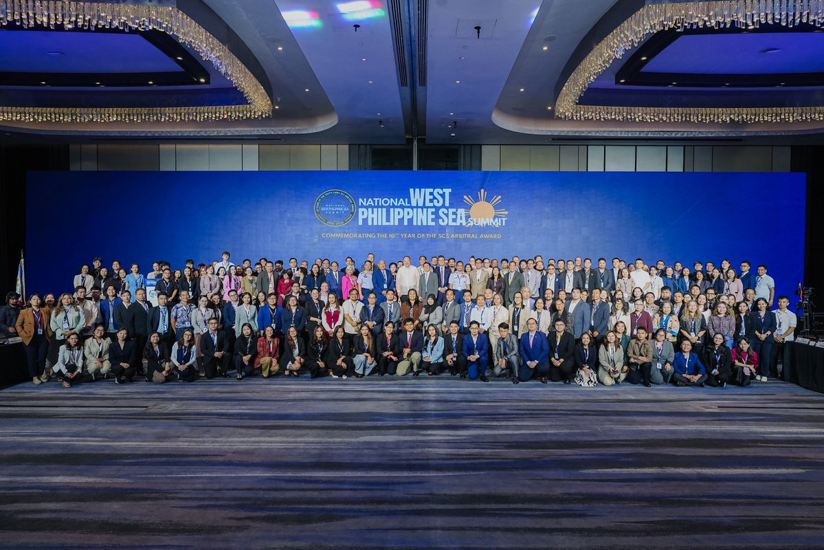 JeffreyOrdaniel's tweet photo. I had the opportunity to host a conversation with Secretary of National Defense @Gilbert_TeodoJR during the National West Philippine Sea Summit, focusing on regional maritime security, Philippine defense, and the enduring relevance of the 2016 South China Sea Arbitral Award.

One point from Secretary Teodoro’s keynote address particularly resonated: in a democracy, national security ultimately requires the confidence and support of the electorate. That makes public understanding of the West Philippine Sea a strategic imperative.

My sincere thanks to Secretary @giboteodoro for sharing his insights, and to our colleagues from academia, 
government, the private sector and civil society who joined us for a thoughtful and engaging discussion!