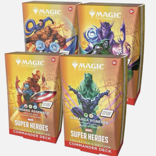 YS_M_FUKUOKA's tweet photo. 【商品情報】#イエサブ　#福岡　#MSH　#MTG
MTG　マーベルスーパーヒーローズ
「コマンダーデッキ　コレクターズエディション」
英語版
販売中！
是非ご利用下さい！ https://t.co/YLvAK10Nvs