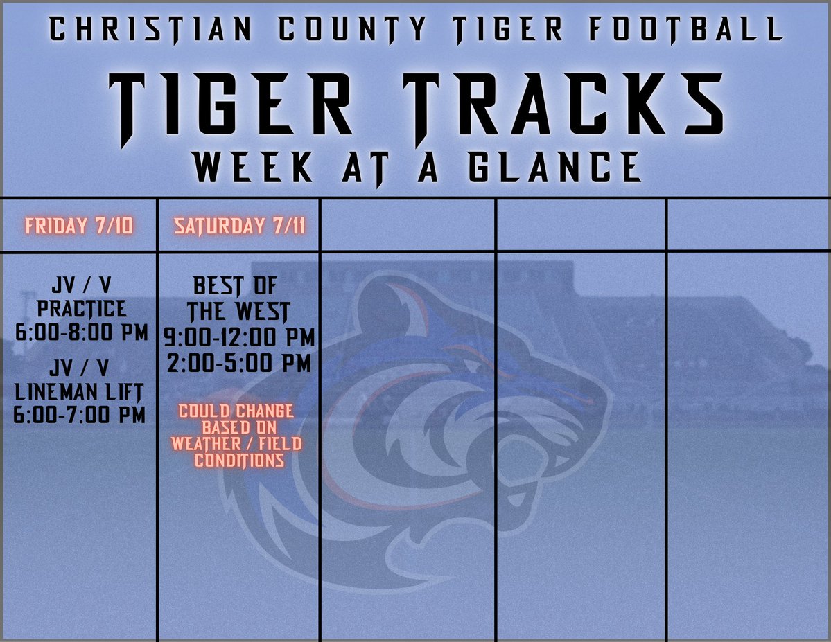 Christian County Tiger Football tweet media