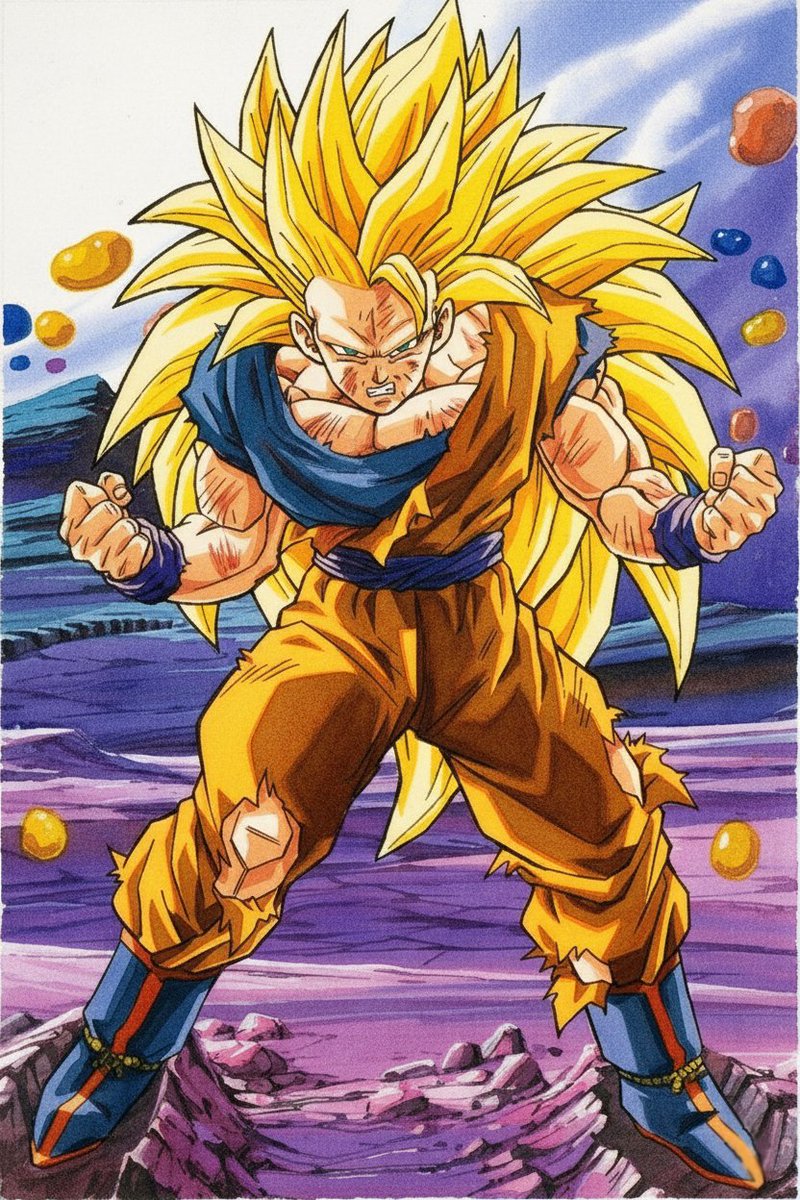 dragoball1226's tweet photo. Goku Super Saiyajin 3 https://t.co/pqzKa7vosD