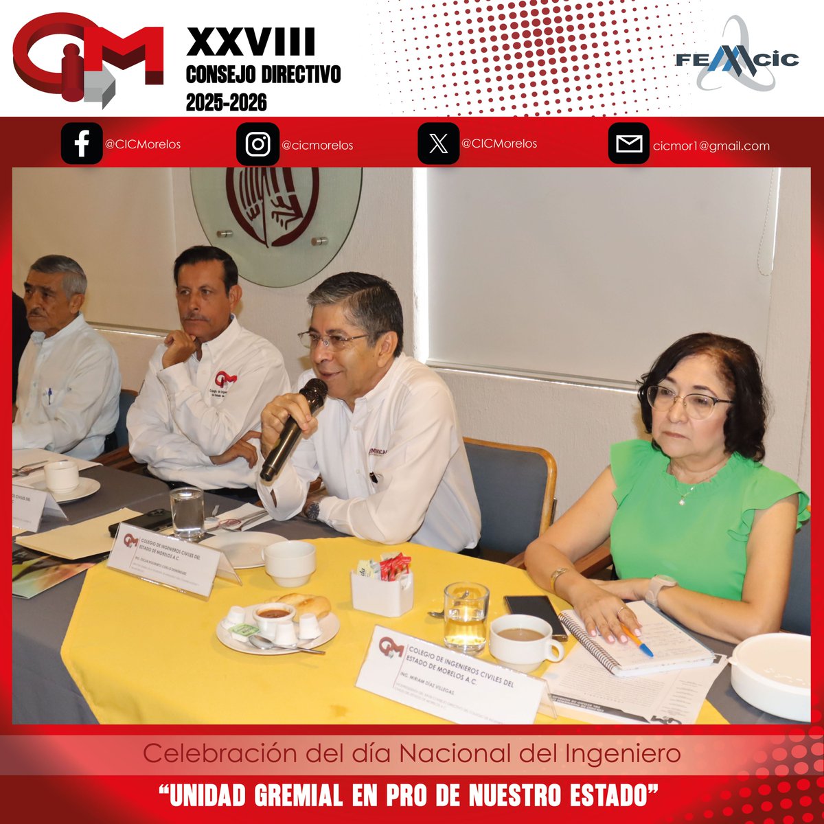 CICMorelos's tweet photo. El pasado 7 de julio se llevó a cabo la 7ma Asamblea General Ordinaria del CICMorelos, encabezada por la Ing. Miriam Díaz Villegas, en representación de la Ing. María Cristina Cruz González.

En esta ocasión contamos con la participación del Mtro. Óscar R. Coello Domínguez.
#sict https://t.co/gv0SjSkch9