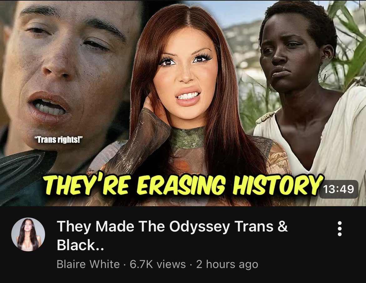 Duhlorean98's tweet photo. Blaire White, of all people, jumping on this Odyssey hate train must be one of the saddest things I’ve seen in a bit. https://t.co/ahMtDIwPif