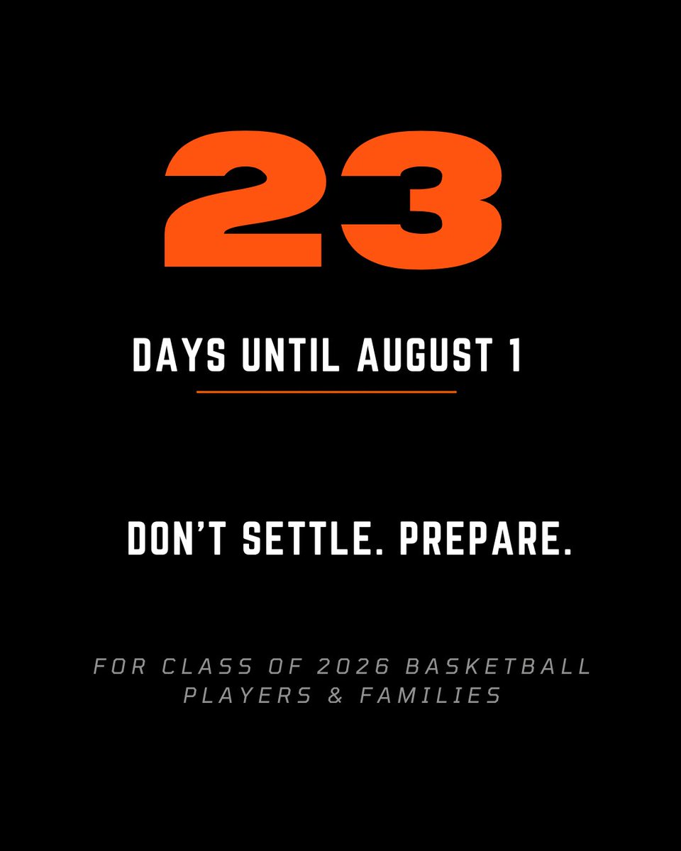 The_PGSA's tweet photo. The recruiting calendar is moving.

Don’t let the pressure force the wrong decision.

Don’t settle. Prepare.

Explore your options: https://t.co/0bmt9Y5zU9

#BasketballRecruiting #ClassOf2026 #ThePGSA https://t.co/IzYAoT0CPf