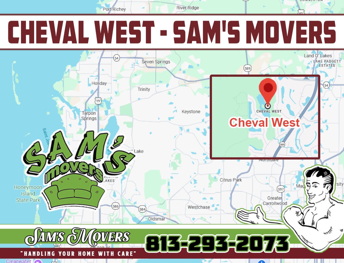 Samsmovers's tweet photo. 813-293-2073 Sam's moving services for Cheval West include packing, labor, and transportation. 

#MoverChevalWest #MoversChevalWest #MovingCompanyChevalWest
#Mover #Movers #MovingCompany #ChevalWestFL #HillsboroughCounty

https://t.co/ORyQpcFeRe https://t.co/uXs0ilu2pJ