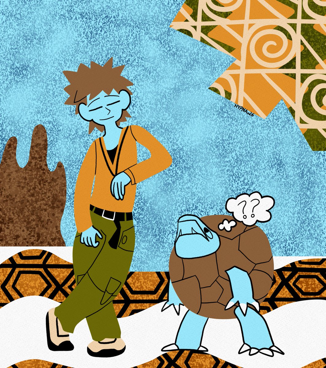 hypnadot's tweet photo. brock and golem #pokemon https://t.co/2VTjc1Arpl