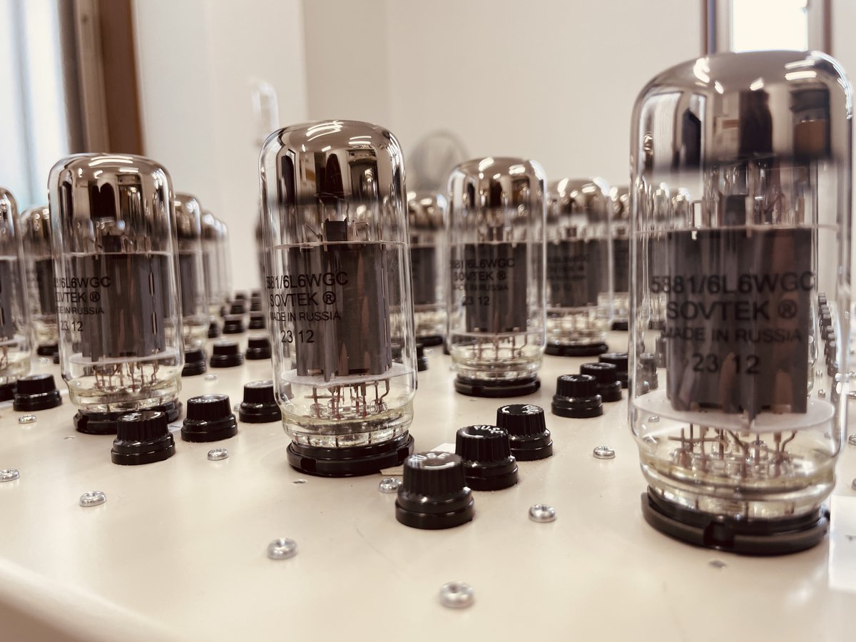 SOVTEK 5881/6L6WGCは中低域に厚みがある出力管。音像がしっかりして