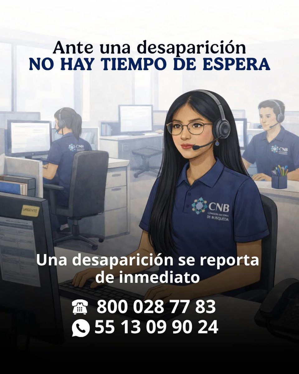 Busqueda_MX's tweet photo. 🚨 No esperes 24, 48 ni 72 horas. Reporta de inmediato. Tu acción puede marcar la diferencia.

📞Teléfono: 800 028 77 83
📱Teléfono internacional: +1 825 262 3109

⚠️#FichadeBúsqueda #Reporte #ALERTA_AMBER #HastaEncontrarles #AlertaNacional https://t.co/1ODGv8vPqG