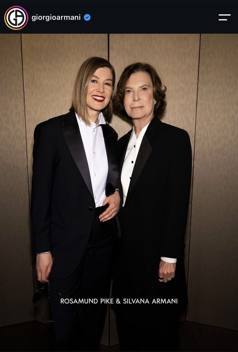 mundnic's tweet photo. #rosamundpike #giorgioarmani #cateblanchett https://t.co/cIFgcqszl9