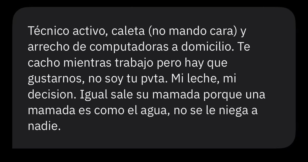 GaysPeruanosOOC's tweet photo. Mi leche, mi decisión. https://t.co/3fB0sqlnFl