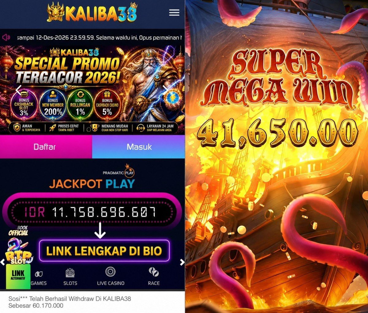 Zen_767676's tweet photo. Apa yang Membuat KALIBA38 Begitu Menarik untuk Dicari?
#slotgacorterbaru
#scatterhitam
#kaliba38
#slotdana
#slot https://t.co/NK5qmjqLoH