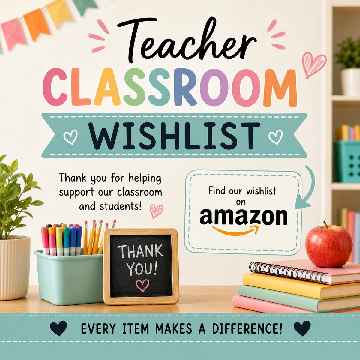 amerz087's tweet photo. @CatieBrien Hope you had a safe trip!

We have less than a month until school starts! Hoping to make my classroom inviting &amp; functional for my students! 

Anything helps &amp; is a huge blessing! 

Please repost! #Teachersof𝕏 #teacherwishlist #clearthelist 

https://t.co/wZfk80FPQw https://t.co/XIXyU2JorZ