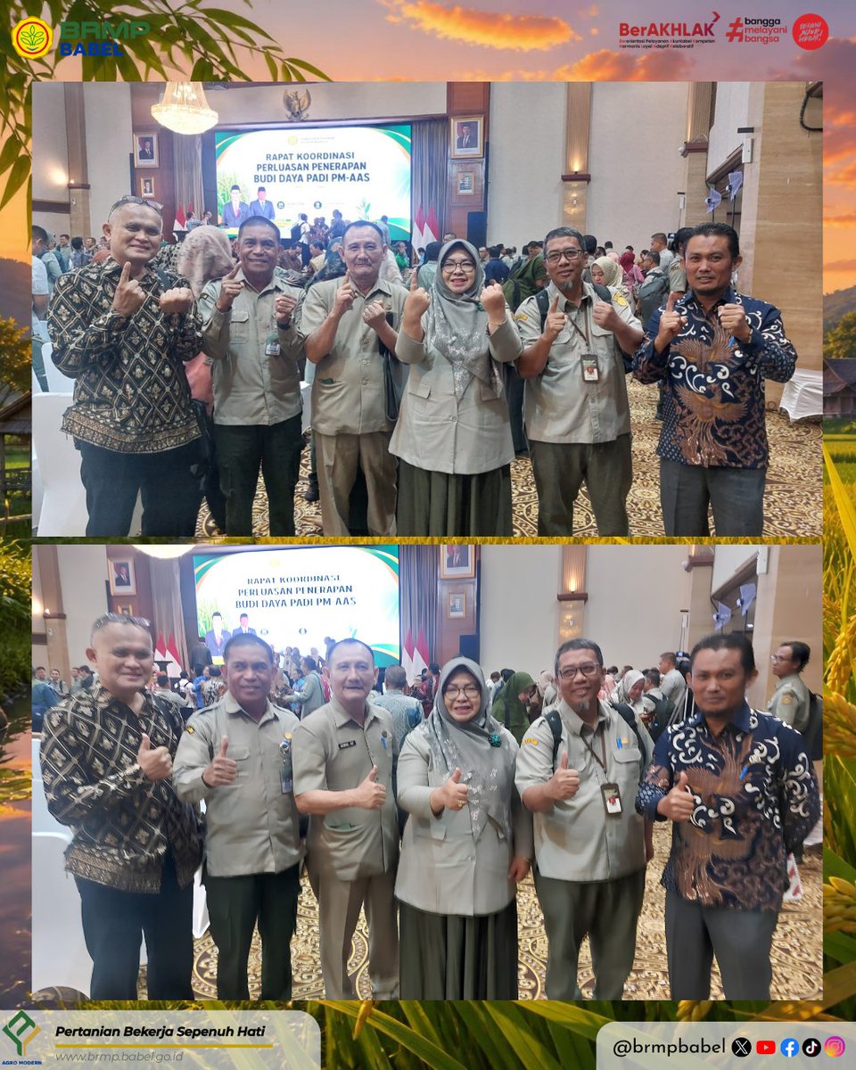 brmpbabel's tweet photo. Jakarta, 9 Juli 2026 – Kepala BRMP Babel, Intan Rahayu, https://t.co/SO5ZbaC44D., M.T., menghadiri Rapat Koordinasi Nasional Percepatan Modernisasi Pertanian melalui Program Percepatan Modernisasi Pertanian–Akselerasi Areal Tanam (PM-AAS) yang diselenggarakan di Kementan https://t.co/iuQ9uu01fA