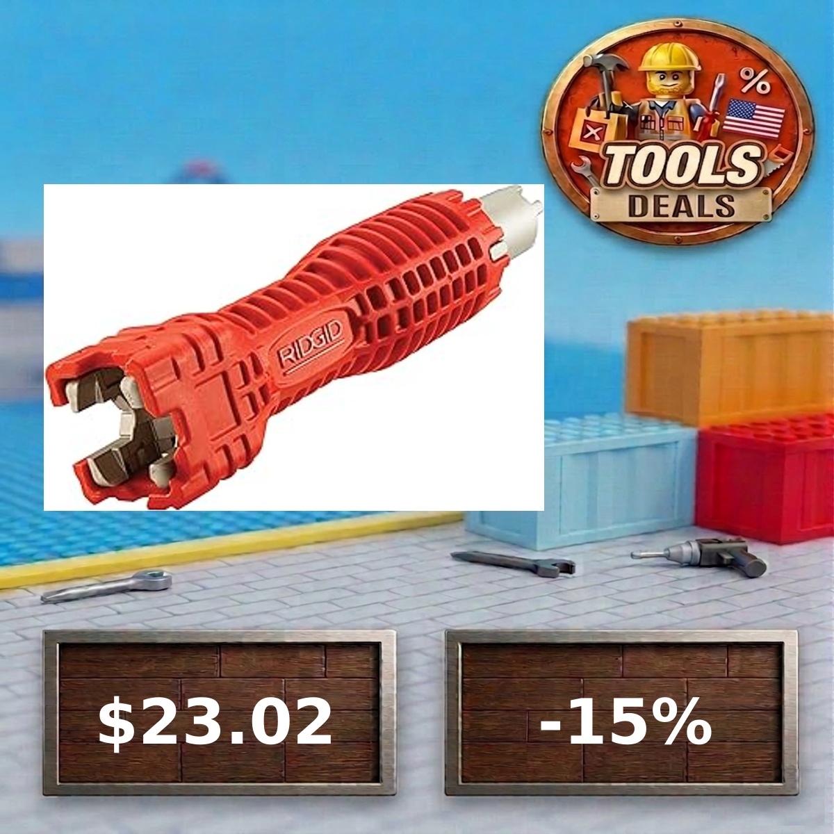 ToolsDealsUS's tweet photo. 🛠️ RIDGID 57003 EZ Change Plumbing Wrench Faucet Inst...

💰 Price: 23.02$ (Base: 26.99$)
📉 Real Discount: -14.7% | Factory Low! 🛠️
🎯 Sniper: 59/100

🛒 Grab the deal: https://t.co/4rtGUuabHa
 #tools #diy #amazondeals #Shorts #Ad https://t.co/cfxuaVzpoK