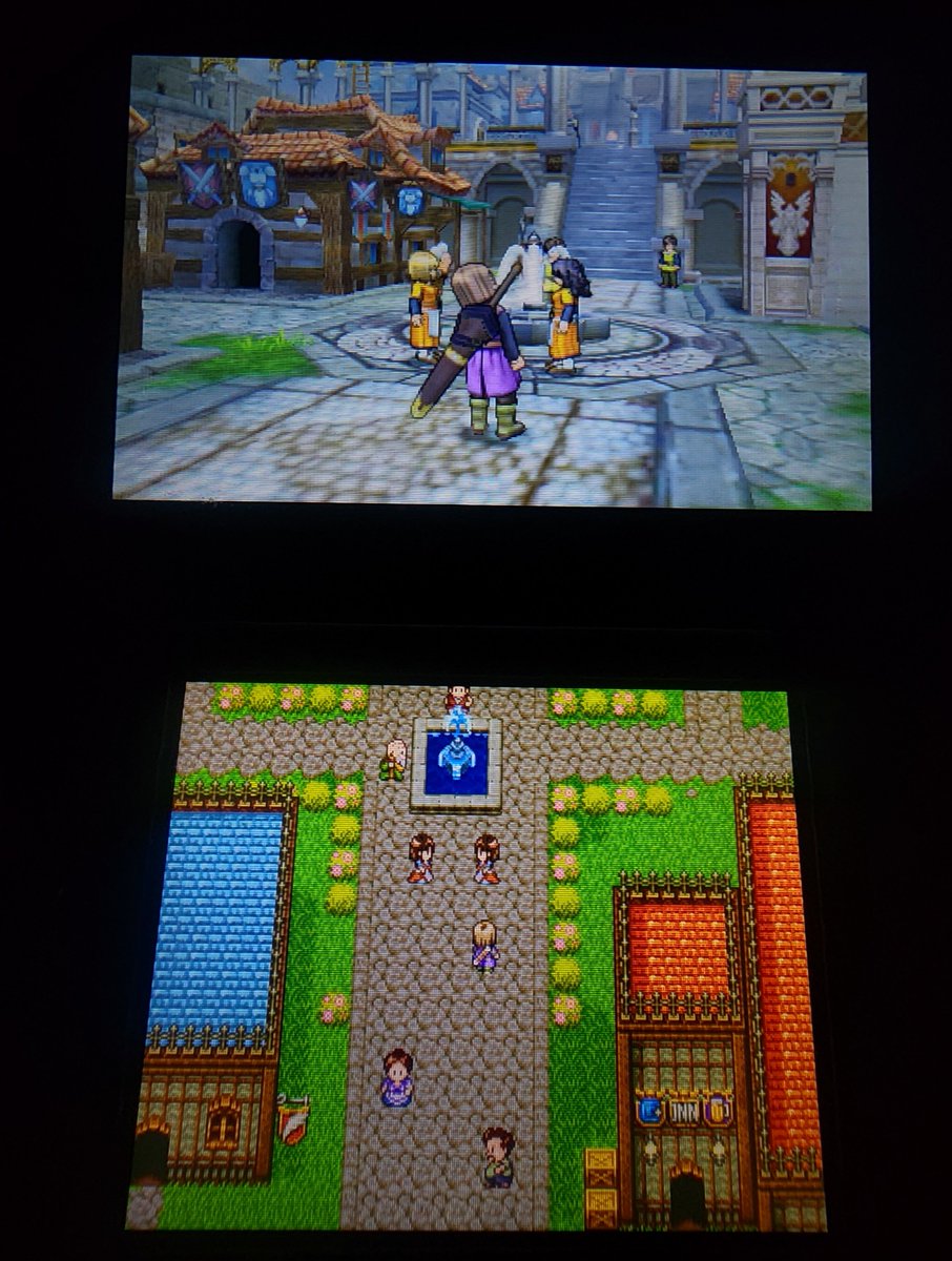 Creseki's tweet photo. DQ11 on 3DS really does have more charm than the AAA version, I can see why it sold the best in Japan https://t.co/pggSGtBpOh