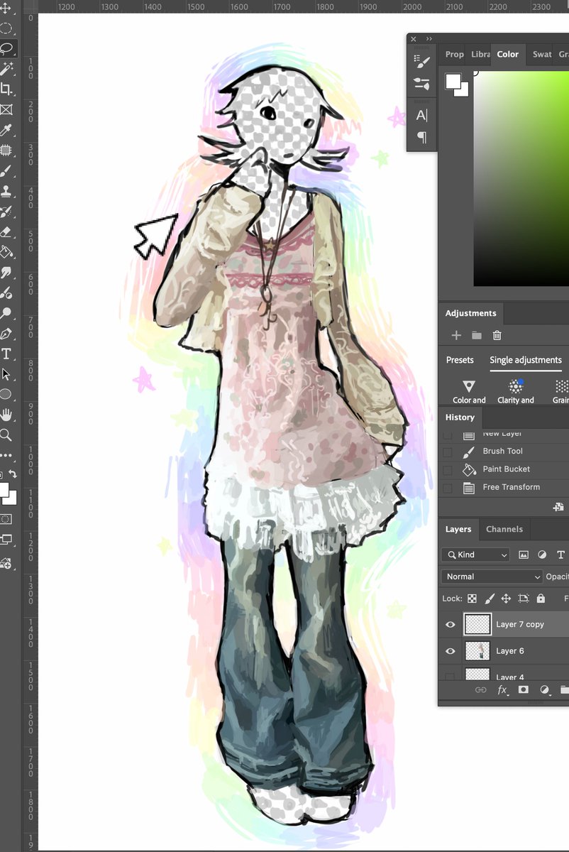 microwavabledog's tweet photo. DONE :P MY WEIRDCORE OC https://t.co/y3L89WylVQ