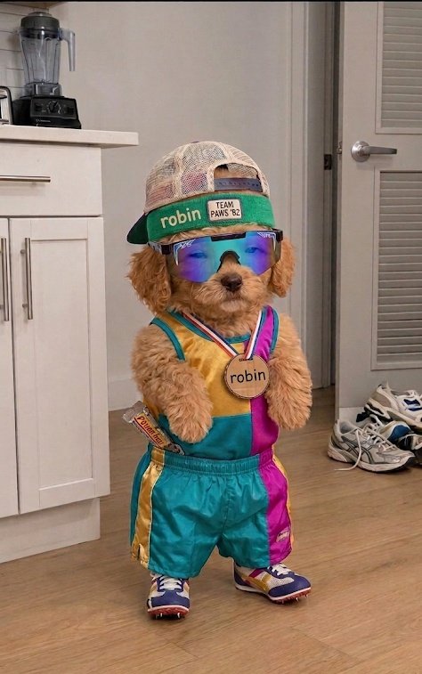 trx_og's tweet photo. meet robin, he just stands there.

the dog is now trading on @RobinhoodCrypto 

CA: 0x742fa2694712b96caa0244ebabff2300955d9d2e

@AlbertMacGloan https://t.co/A0wvZl156r