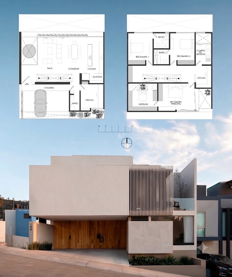 Dream house material right here. That massive white block over the