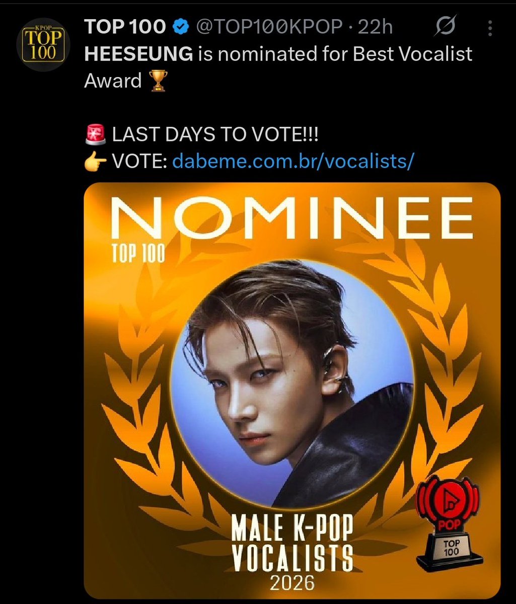 Icing_217's tweet photo. Today's checklist for EVERS, Engenes, and all Heeseung-lovers 
✅️ Stream EVAN's single 'RIDE OR DIE' on Spotify
✅️ Stream 'Ride or Die' & 'Overflow' MVs
✅️ Vote for Heeseung for Best Vocalist in K-pop; the winner gets a trophy: https://t.co/qmSwfTqqvc
✅️ Collect jams for EVAN to win UPICK July Monthly Pick [D-11]

Let's keep streaming and voting for EVAN so that he can win more 🏆 🎁 Let's make EVAN happy!!

#EVAN #에반
#HEESEUNG #희승 #李羲承 #ヒスン
@h_evva_n @evan_officialJP