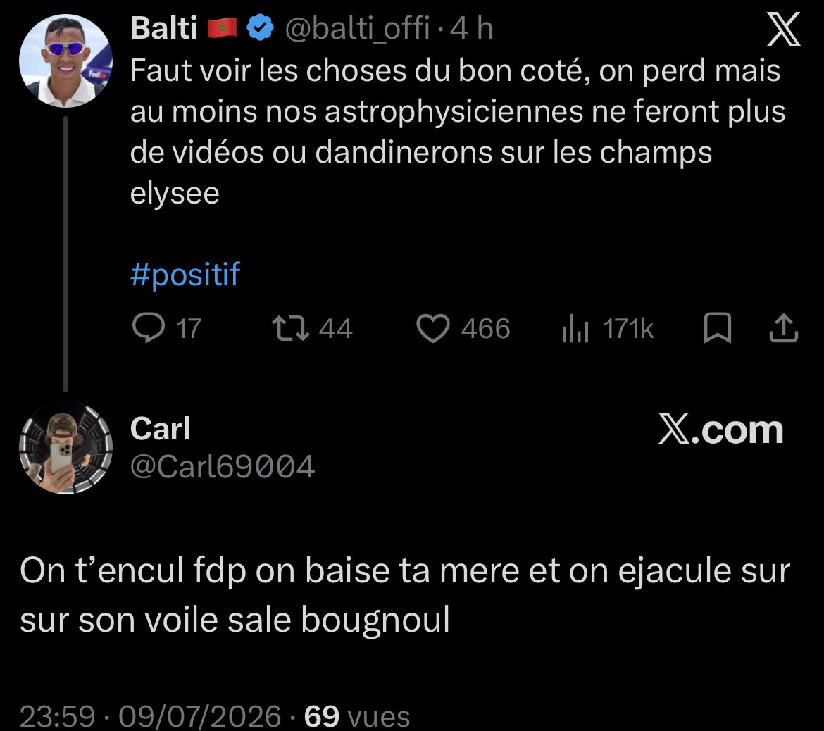 yvmiin's tweet photo. @balti_offi C’est à cause de vous que les autres se permettent de parler comme ça de vos mères t’as même pas un peu honte https://t.co/SxJSf1NkeU