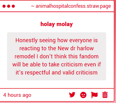 AHconfessionsss's tweet photo. no exactly
#animalhospital https://t.co/AIwkDFXJZW