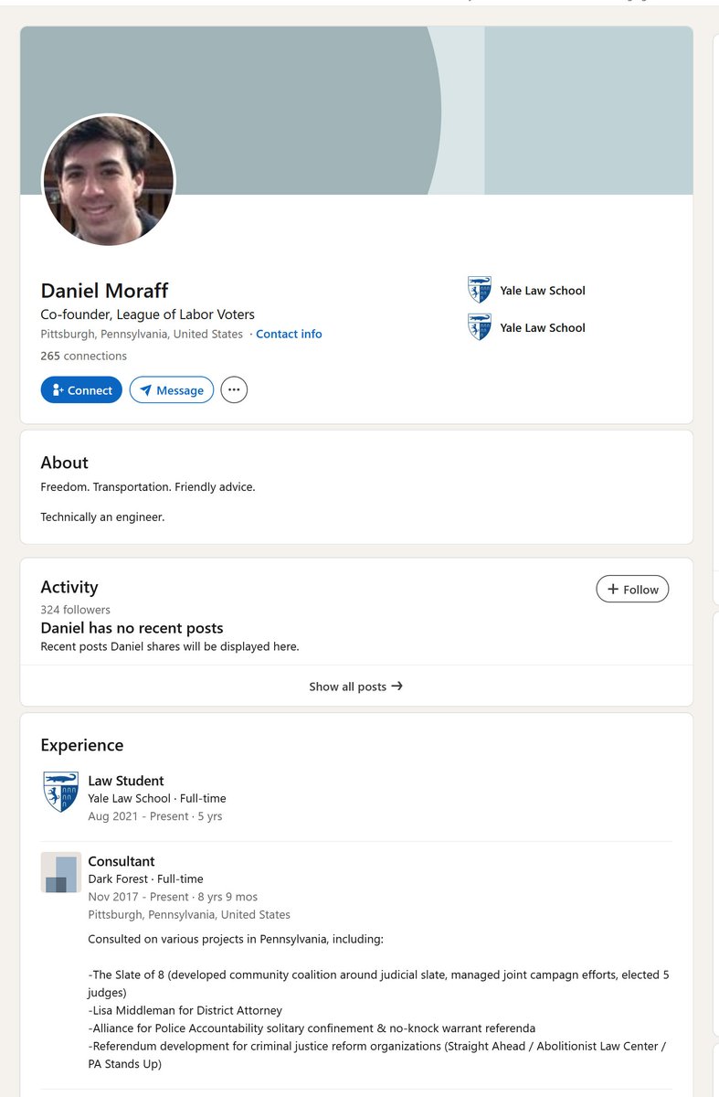 rpyers's tweet photo. The consultant who handled Graham Platner's vetting nuked his LinkedIn sometime in the last couple of days for some reason. https://t.co/QiuK82TBlt