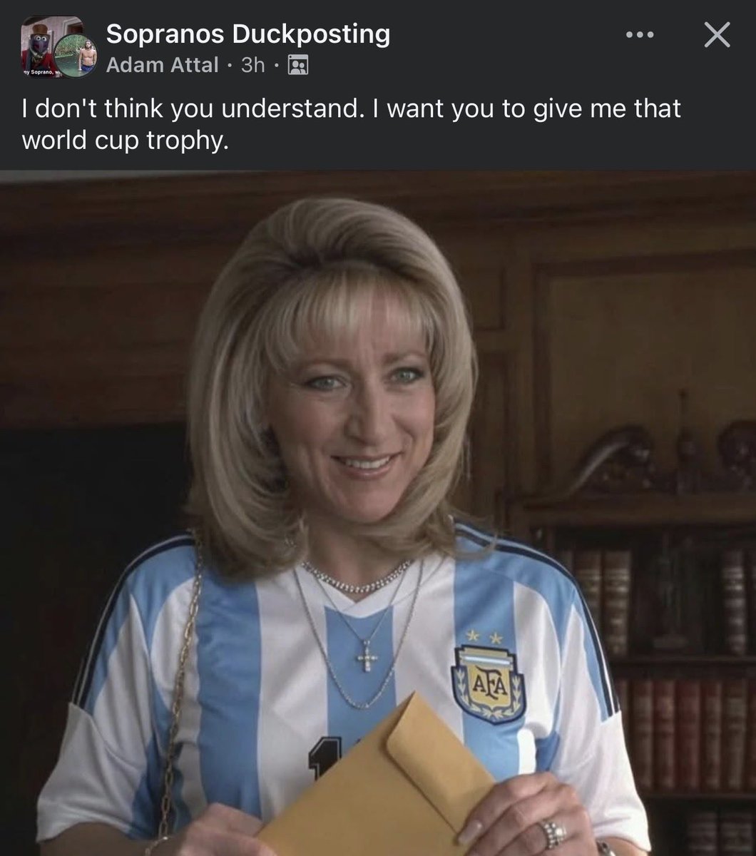 mkliebmann's tweet photo. Sopranos shitposters still undefeated https://t.co/uX621musQp