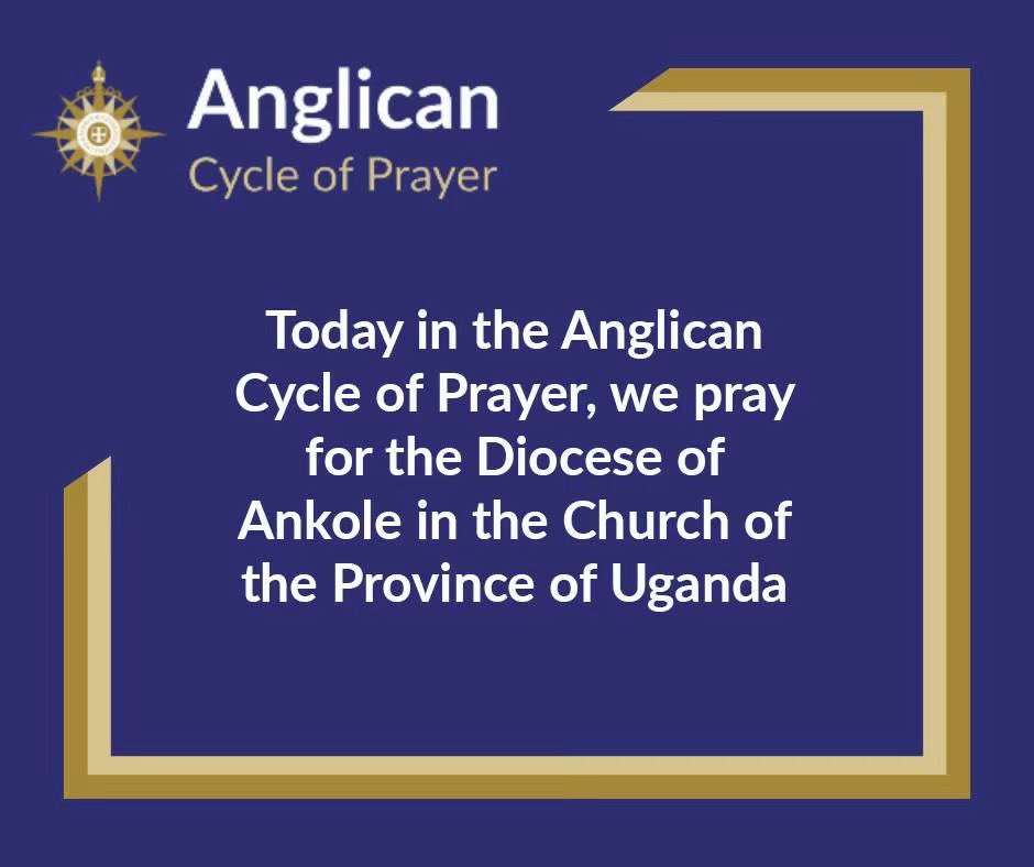 AngYouthNetwork's tweet photo. Anglican Cycle of Prayer (July 9, 2026)
We join the @AnglicanWorld to pray for the Diocese of Ankole in the Church of the Province of Uganda.
#PrayerIsKey #ACYN #anglicancommunion https://t.co/P23ucrSVQB