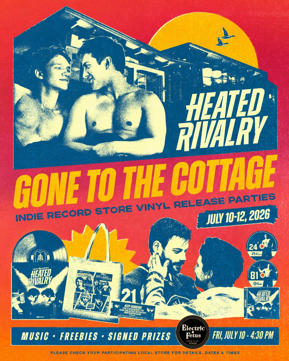 efetusmpls's tweet photo. 🏒🎶We've updated the Heated Rivalry soundtrack listening party info on our website! We're looking forward to celebrating its release Friday afternoon. Everything you need to know is here...
https://t.co/CD2YWqivJU
#listenatthecottage #listentogether https://t.co/tffwEhiCJ5