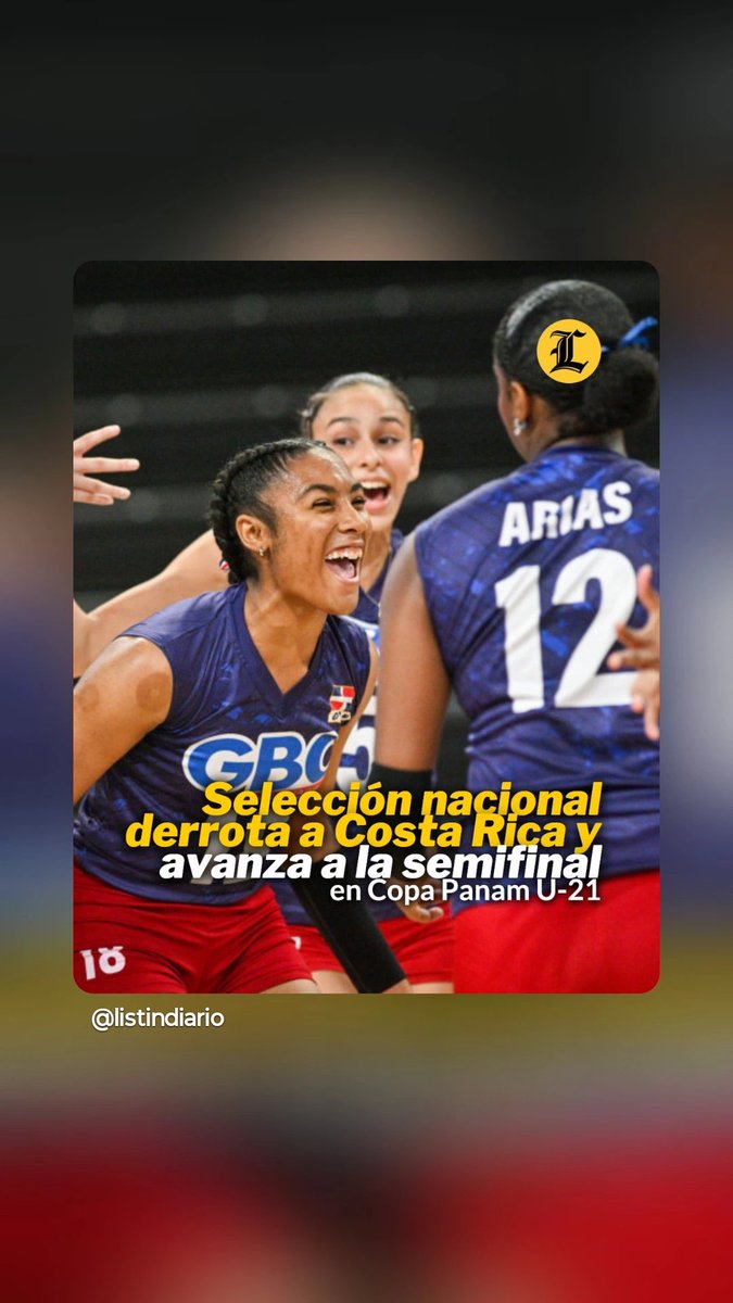 francis_n19's tweet photo. Yeii nuestras #ReinasdelCaribe 🇩🇴🏐 avanzan a la semifinal de la #CopaPanam tras vencer a Costa Rica.
¡Enhorabuena! https://t.co/1HL0uDBMXm