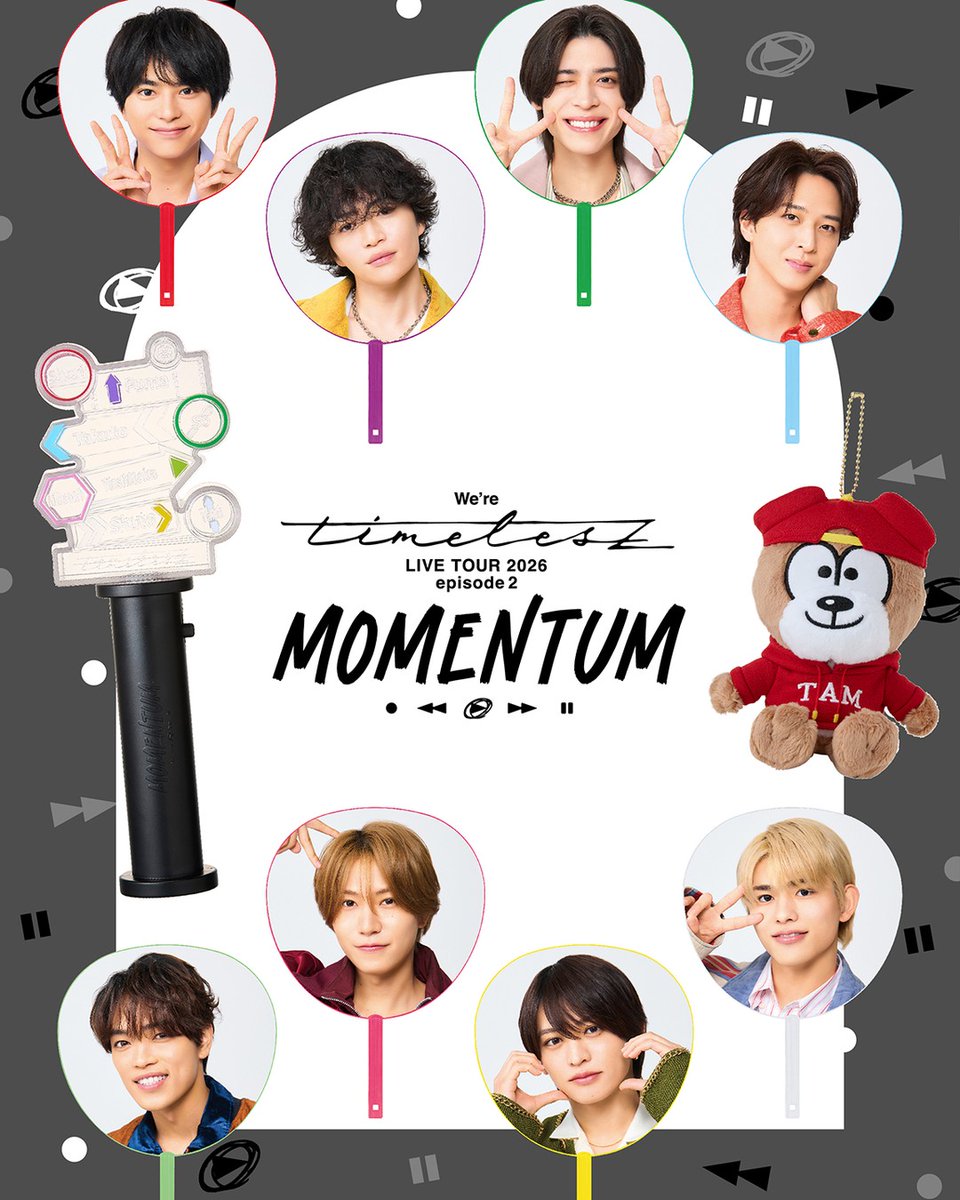 タイムレス　MOMENTUM ペンライト、Tシャツ 💫待望のグッズがついに登場！ episode 2 MOMENTUM グッズ