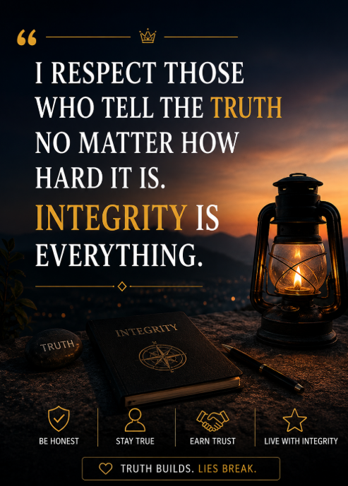 Bhattg18's tweet photo. Truth may be difficult to speak, but integrity makes it worth saying. Character is built on honesty. ✨
#Integrity #Truth #Honesty #Character #LifeLessons #Motivation #SelfGrowth #Wisdom #Mindset #Inspiration #QuoteOfTheDay #BeReal https://t.co/ZjgkVN0xcM