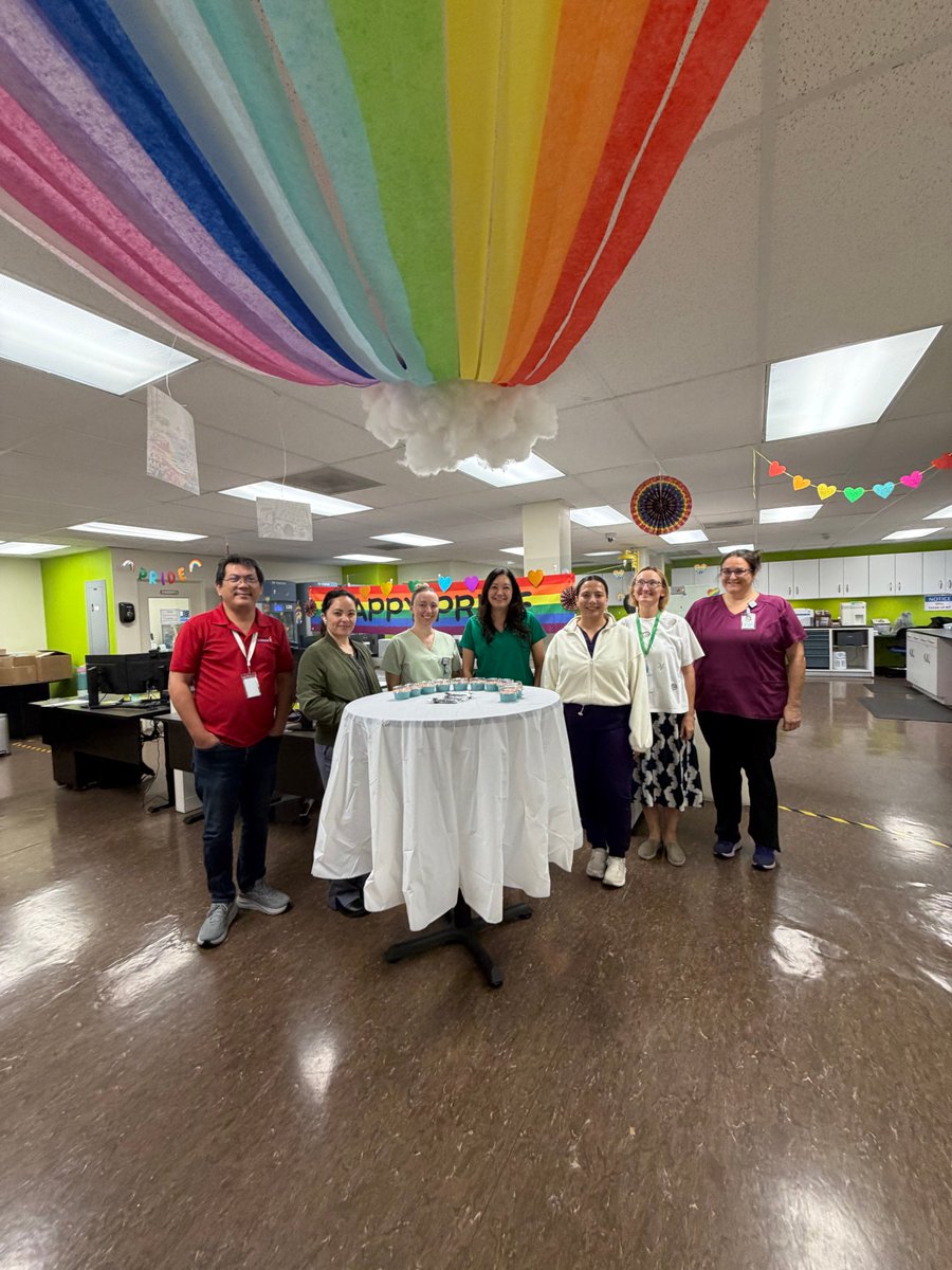 NVDonor's tweet photo. During June, our team celebrated #PrideMonth by participating in a department decorating contest. Congratulations to our team members in our lab who won! #DonateLife https://t.co/9U5jqVGCnJ