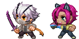 user_black_sun's tweet photo. #スーパーゲ制デー
サイバーパンクRPG『鉄のシェパード』制作中！
武器グラフィックを作りました！ https://t.co/wyVZKnKvHM