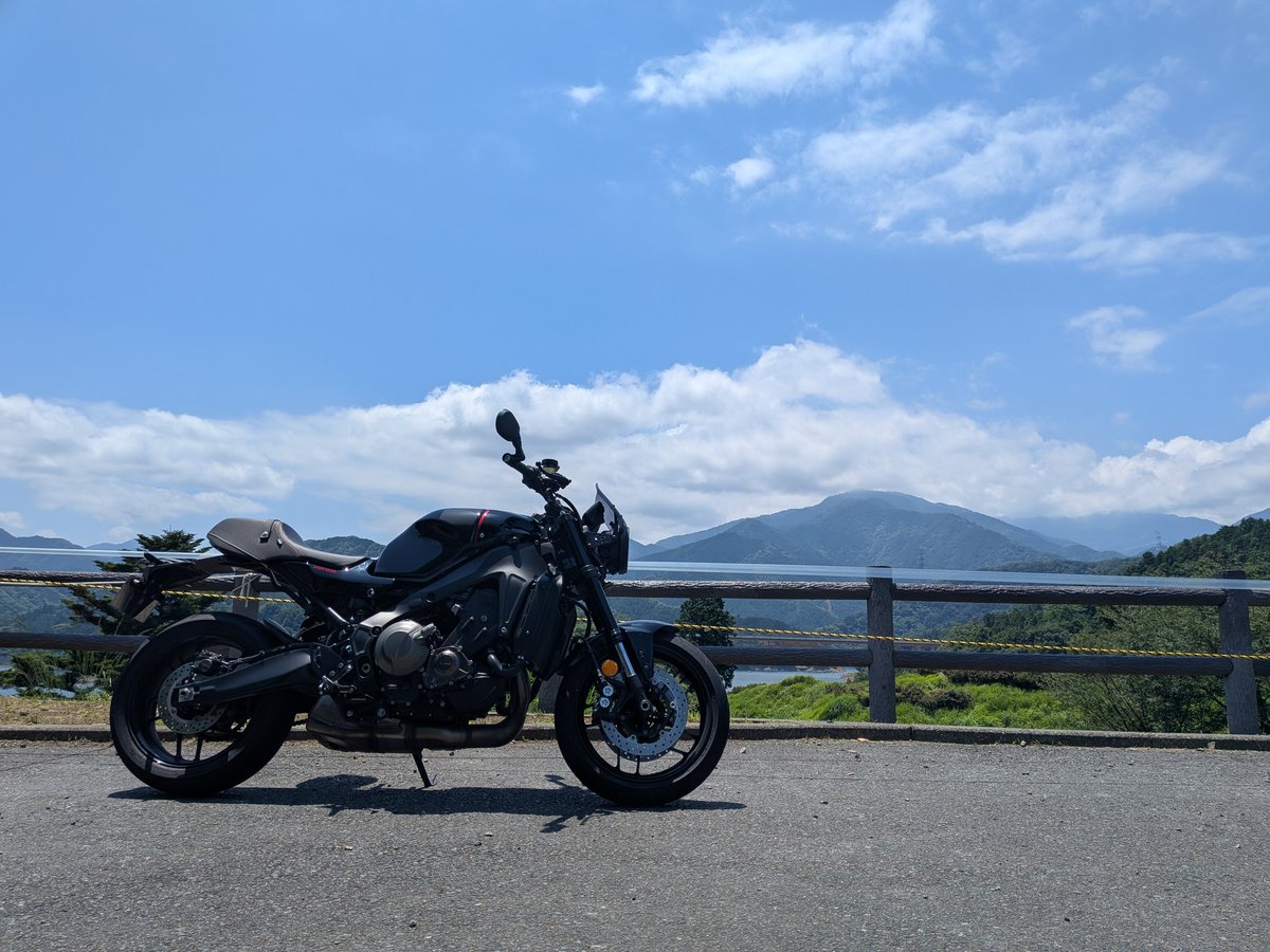 funa0228's tweet photo. いつもの宮ヶ瀬まで戻り
夜飲み会なのでこのまま帰宅
＃XSR900 https://t.co/koU3thdMLY