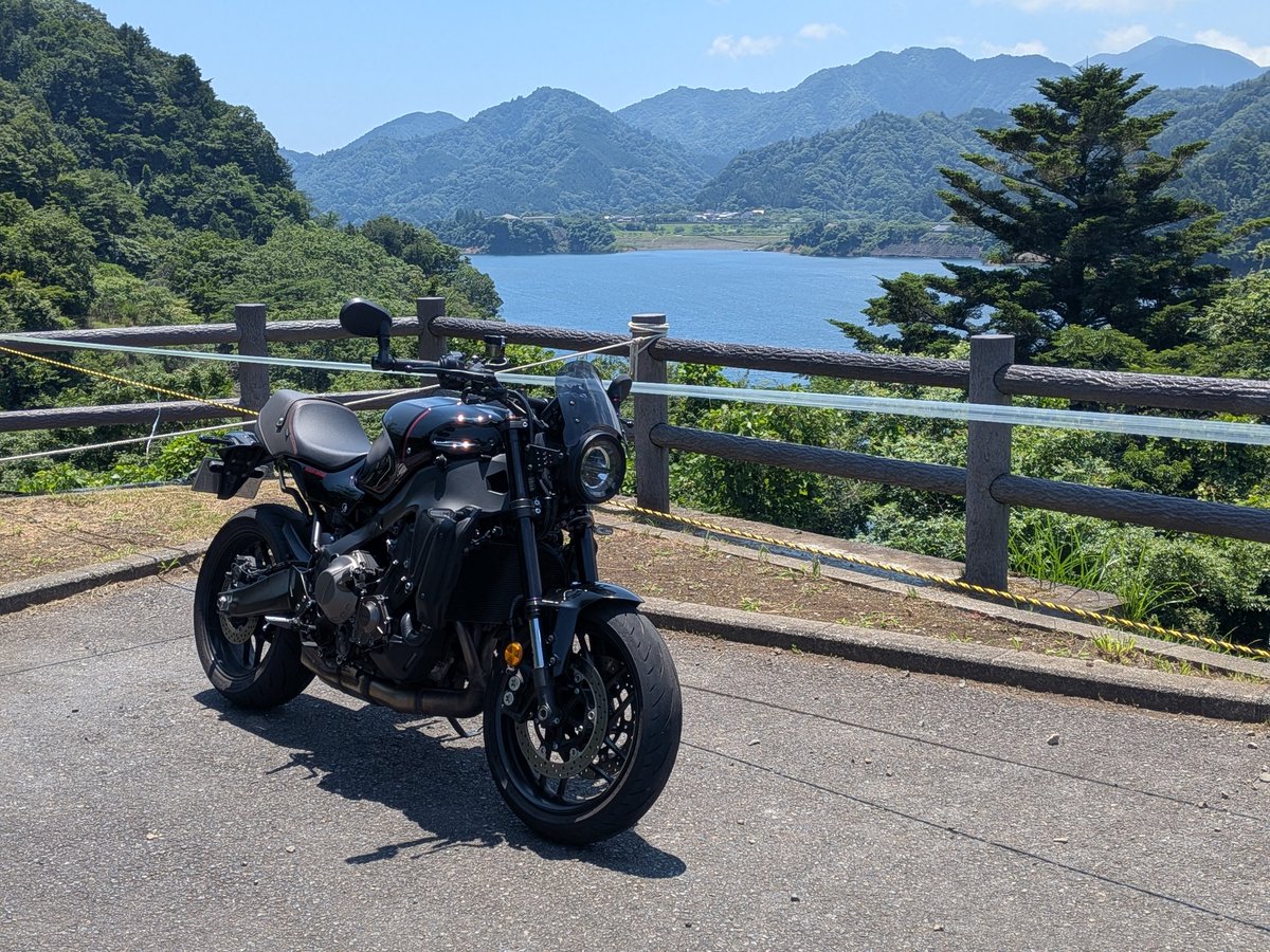 funa0228's tweet photo. いつもの宮ヶ瀬まで戻り
夜飲み会なのでこのまま帰宅
＃XSR900 https://t.co/koU3thdMLY