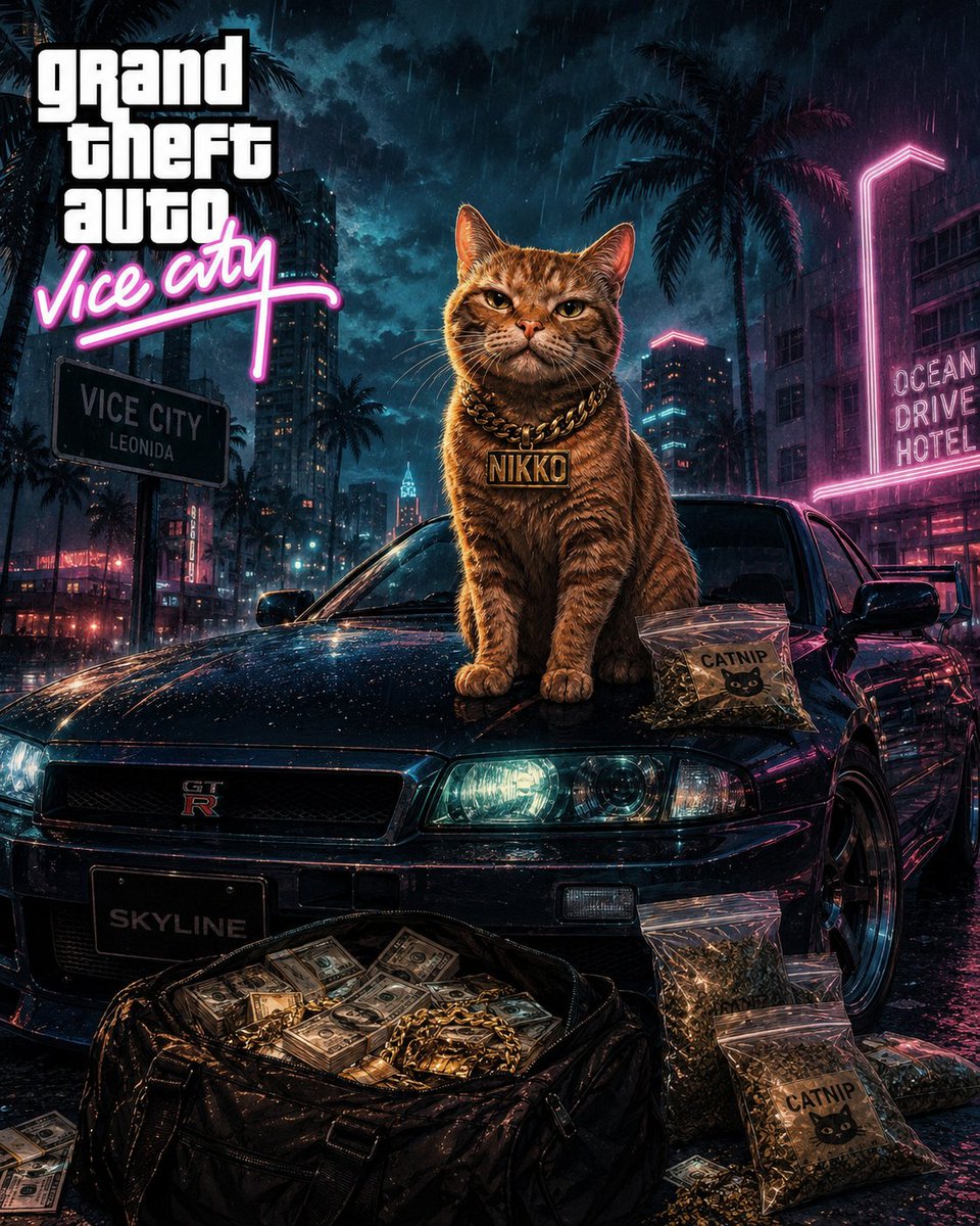 InkedEternally's tweet photo. Turns out Nala was actually a boy, so I re-named him Nikko and then fixed his GTA artwork lol https://t.co/XYAf4JiILb