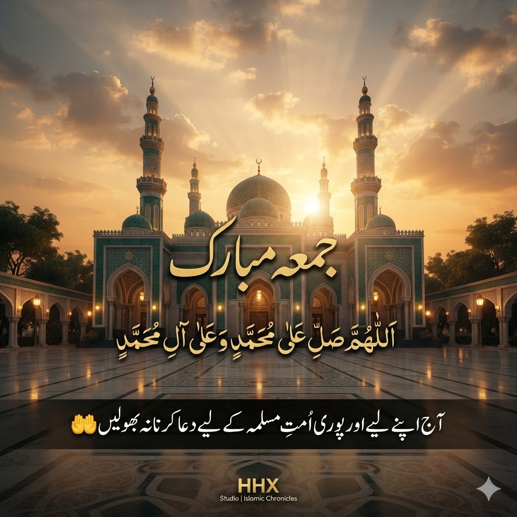 HHXStudioislami's tweet photo. 🌿 جُمُعہ مبارک 🌿

اللّٰهُمَّ صَلِّ عَلَىٰ مُحَمَّدٍ وَعَلَىٰ آلِ مُحَمَّدٍ

آج کے بابرکت دن اپنے رب سے د��ا کریں:

﴿رَبَّنَا تَقَبَّلْ مِنَّا إِنَّكَ أَنْتَ السَّمِيعُ الْعَلِيمُ﴾ (سورۃ البقرہ: 127) https://t.co/BakGuvD9Qs