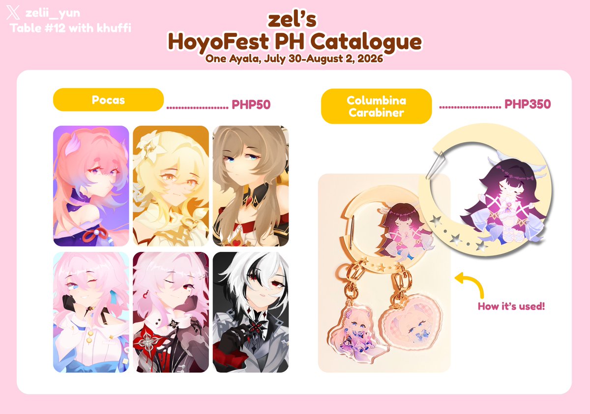 zel🍦 | HoyoFest PH Table 12 tweet media