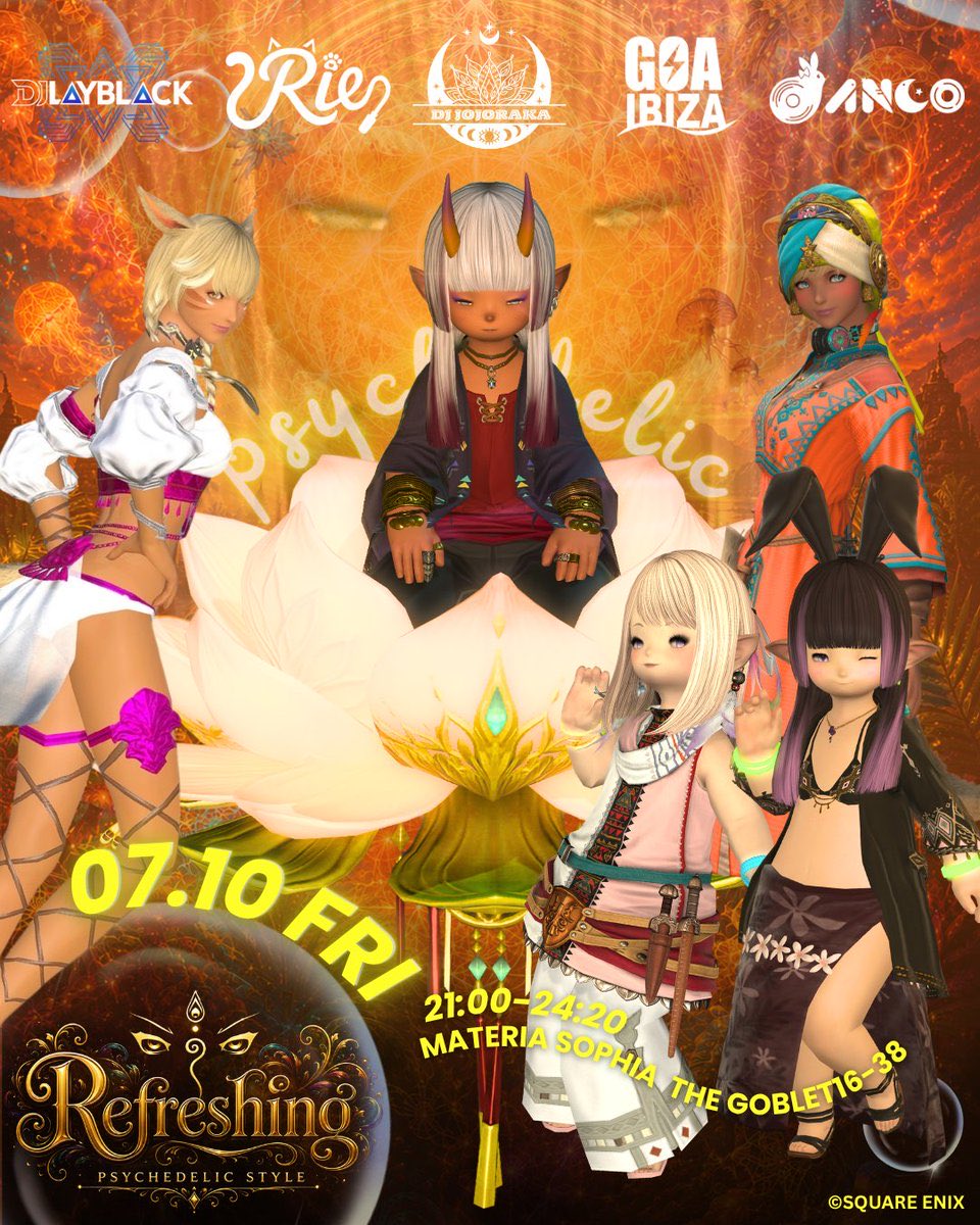 bunnyff14_'s tweet photo. #FF14_RFRS
今夜ですー！🥳
サイケ！サイケ！
配信中、サイケにぴったりの食べ物も紹介しちゃうかも…！！
お楽しみにーーーーーー https://t.co/Qte1X02h4B