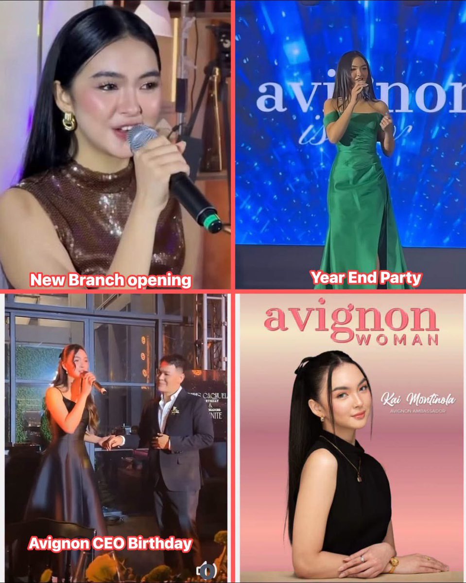 lablablahat's tweet photo. Kai Montinola always sings whenever there is an Event for Avignon as I observe mag two years palang siya sa Brand
She really loves performing noh …
May Ambassador  na may Singer pa si Avignon
to more brands to endorse Kai🙏
#KaiMontinola
#KaiMontinolasingsatAvignon https://t.co/dV3FhAtgsA