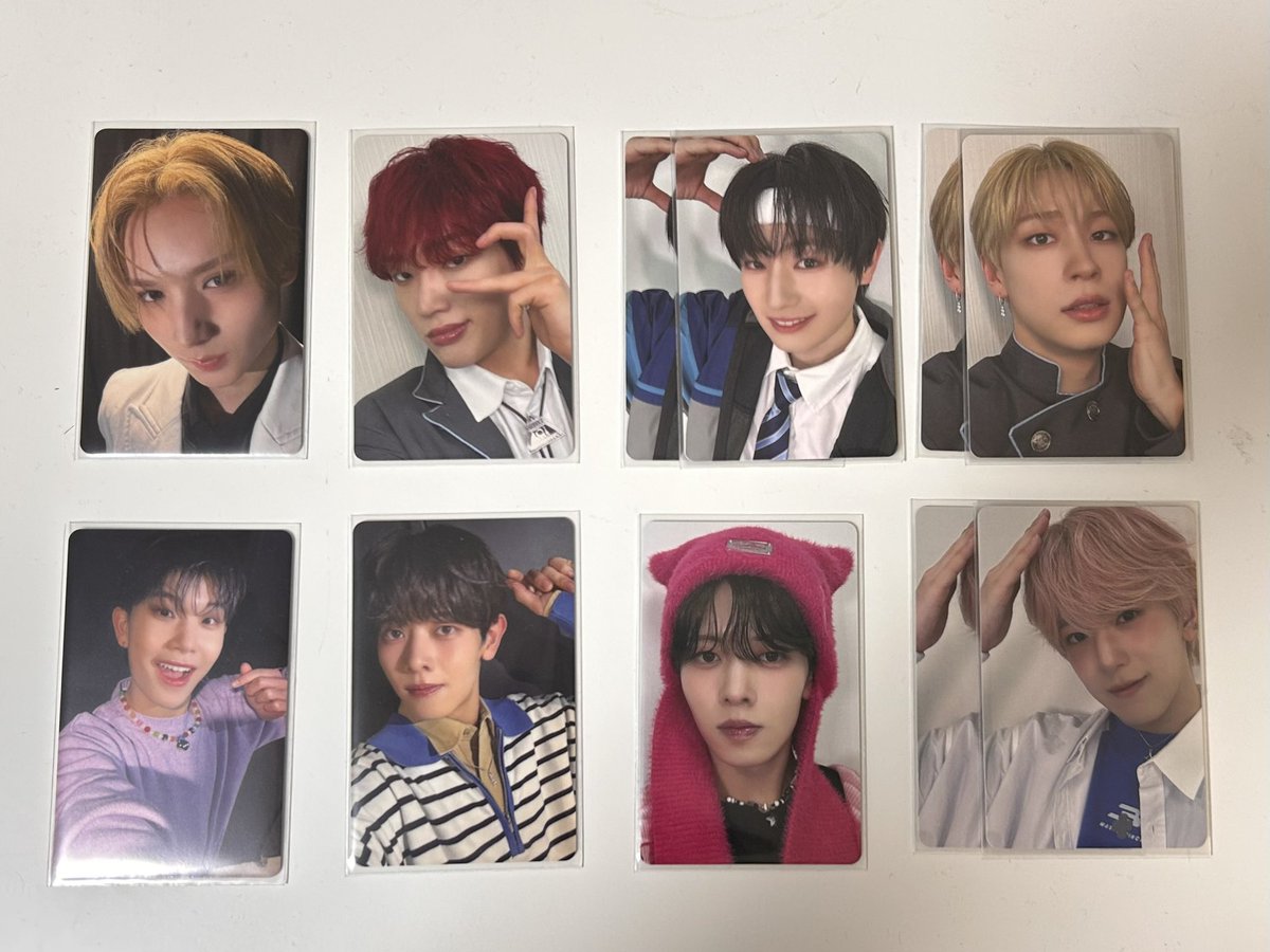 upbgxv's tweet photo. PRODUCE101JAPAN 新世界　日プ　KO1KEYS ファイナル　トレカ　交換

【譲】安倍、矢田、シヨン、加藤、飯塚、岡田、ヒョンスン、熊部、倉橋、アダム、土田、青沼

【求】シンヘン（全て）

郵送交換希望📮
お気軽にお声がけください☘️ https://t.co/Ffq8pgtwmV