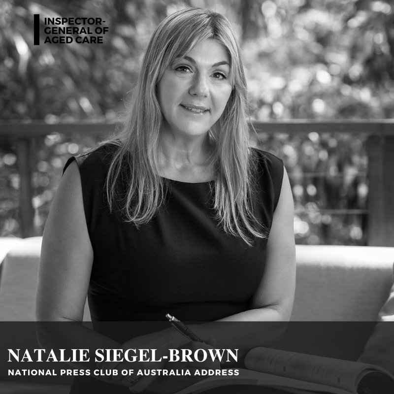 PressClubAust's tweet photo. NEXT WEEK: Natalie Siegel-Brown, Inspector-General of Aged Care, will Address the National Press Club on “The Math Ain’t Mathin’: Is Australia funding independence or decline?” Join us Wednesday, 15th July.

Book online today – https://t.co/B17nHcrCrz https://t.co/IV8kglPYnx