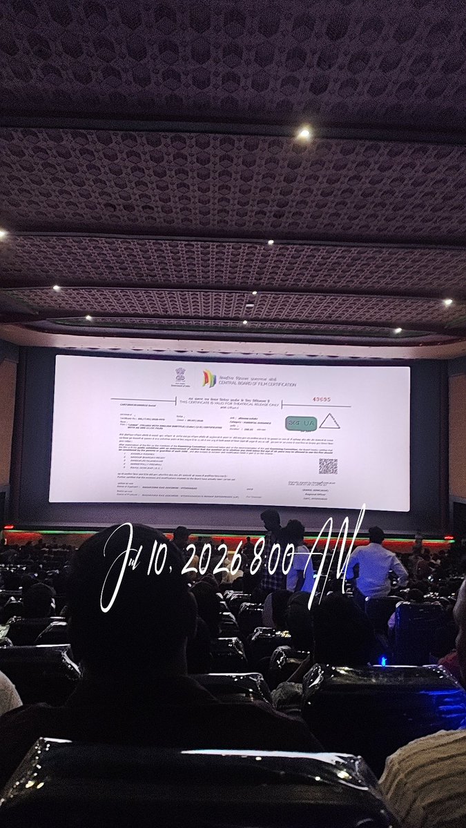 urstrulyKSR_'s tweet photo. Show time #lenin
With ayyagaru @AkhilAkkineni8 🥰🥳
at Sree ramulu theatre
#LENINDAY https://t.co/8zfozpxOv8