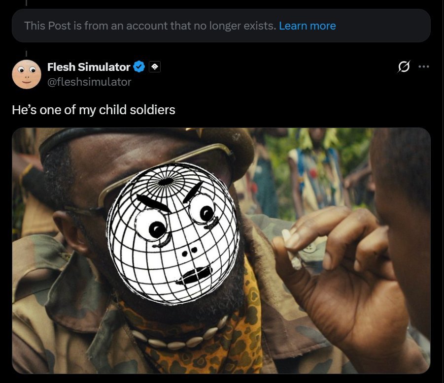 battlefrick's tweet photo. @foxdiepopuli_ Thomas Gauntt AKA "Flesh Simulator" mints NFTs for his "cult"/"army"/"doxxing collective" of "child soldiers" so they can "profit" from harassing his enemies.

Everyone named "Simulator" who harasses or threatens you follows Thomas's rules to "profit" from NFTs he mints for them. https://t.co/l1rNnM3glW