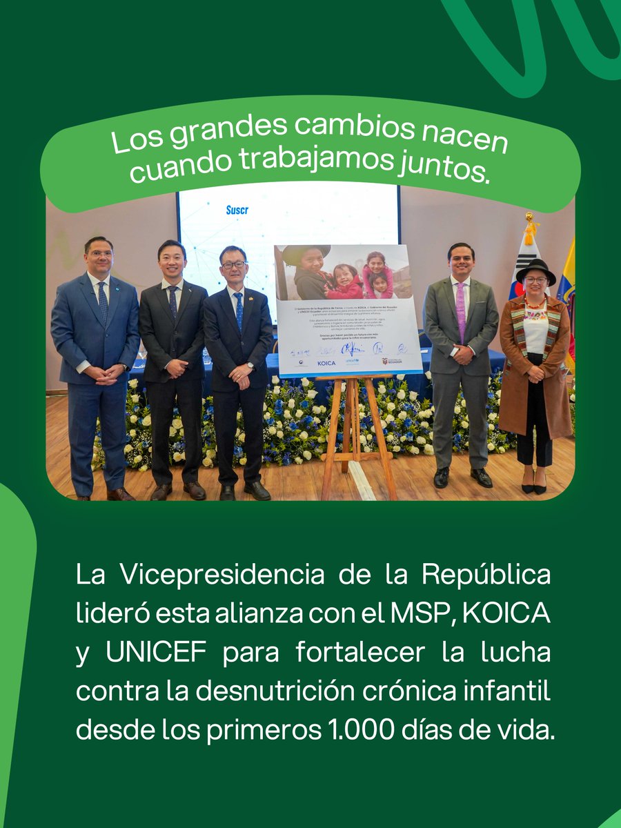 Vice_Ec's tweet photo. Cuando protegemos la primera infancia, transformamos el futuro. ❤️👧👦

​¡Este logro ya tiene rostro! Los grandes cambios nacen cuando unimos esfuerzos, y hoy damos un paso histórico por los más pequeños de nuestro país. https://t.co/AcG7k1JLtB